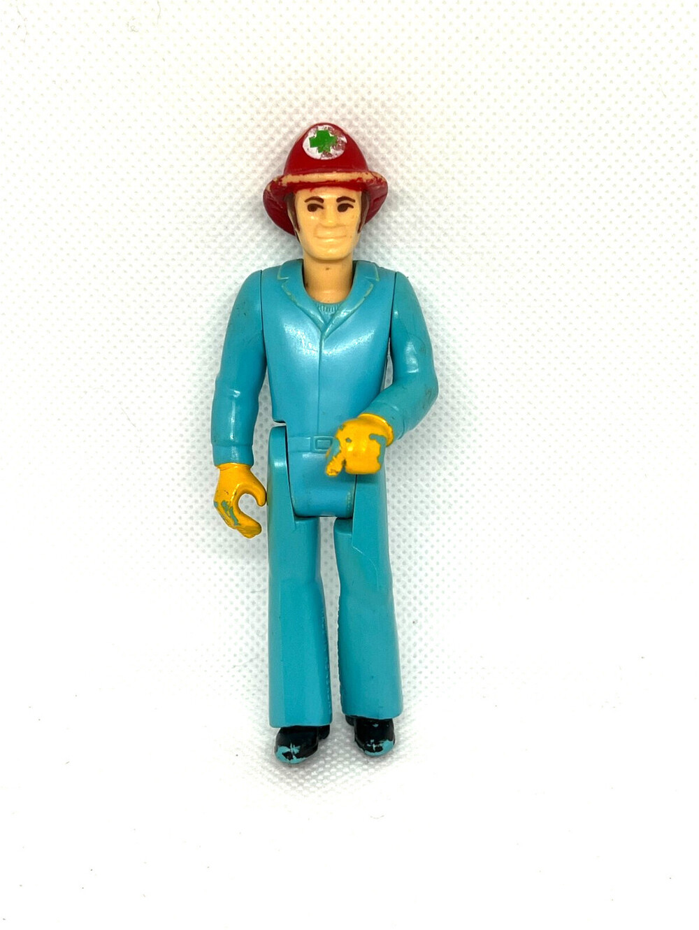 Vintage 1974 Fisher Price Adventure People Fireman 4" Figure